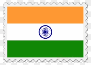 Indian Flag Stamp Clipart Flag Of India Indian Independence - Flag Of India - Png Download