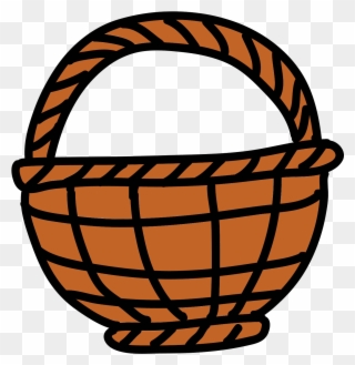 Wicker Basket Icon - Empty Flower Basket Icon Png Clipart