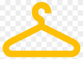The Icon Is Depicting A Standard Clothes Hanger - Clothes Hanger Clipart