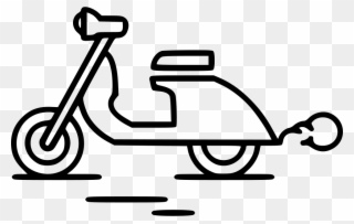 Motorcycle Comments - Motorcycle Line Icon Clipart