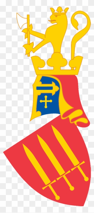 Coat Of Arms And Norway And Hamre Clipart
