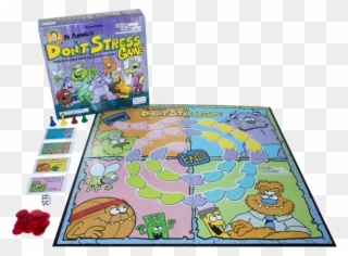 Playwell's Don't Stress Game - Dr. Playwell's The Don't Stress Game Clipart