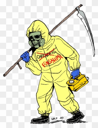Fukushima Grim Reaper - Fukushima Cartoon Clipart