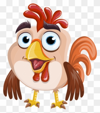 A Perky Vector Cartoon Who Is Such - Cock A Doodle Doo Png Clipart