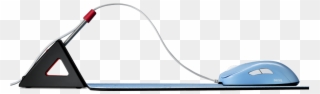 Mouse Cable Attachment Point Is Raised At An Angle Clipart