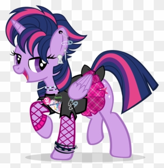 Goo Save Theqi Twilight Sparkle My Little Pony - My Little Pony Punk Clipart