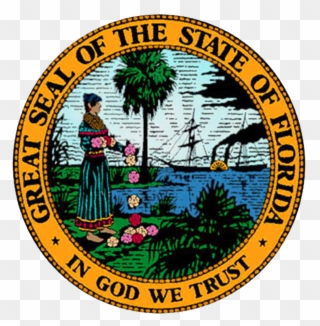 State Of Florida Seal - State Of Florida Shield Clipart