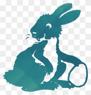 Tile Clipart Domestic Rabbit Tile Hare - Portable Network Graphics - Png Download