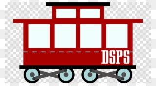Wagon Train Clipart Train Rail Transport Clip Art - Train Wagon Cart Vector - Png Download