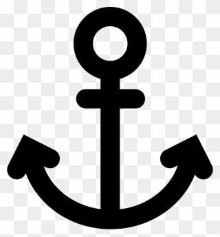 Anchor Clipart Boat Anchor - Boat Anchor Svg - Png Download
