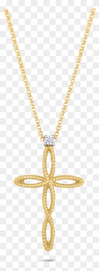 Clip Art Transparent Gold Chain Cross Png For Free - Locket
