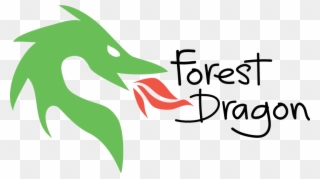 Forest Dragon Retro Fashions - Dress Clipart