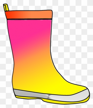 In 2016, Shoebox Started A Worldwide Trend Of Funky - Rain Boot Clipart