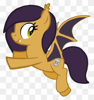 Toyminator900, Bat Pony, Fangs, Flying, Looking Back, Clipart