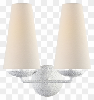 Double Wall Sconce In White - Visual Comfort Fontaine Double Wall Sconce Arn 2202 Clipart