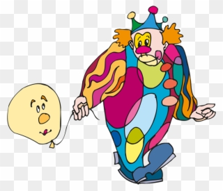 Clowns And Balloons - Balloon Clip Art - Png Download