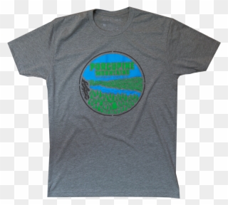 "porcupine Mountains" Heather Grey T-shirt - Porcupine Mountains Clipart