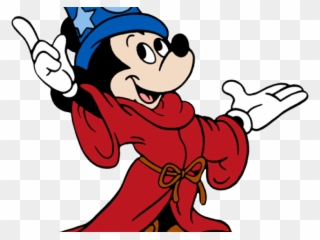 Sorcerer Clipart Fantasia - Mickey Mouse Sorcerer's Apprentice - Png Download