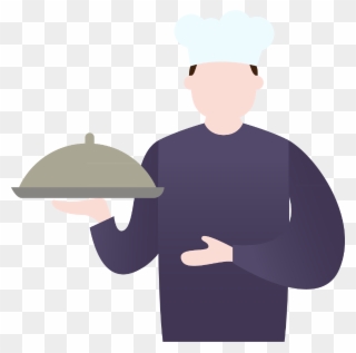 Free Online Waiter Male Man Chef Vector For Design - Portable Network Graphics Clipart