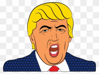 Clip Art Royalty Free Download Fascism Only Reigns - Donald Trump Cartoon Hand - Png Download
