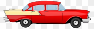 Chevrolet 55 Old Classic Car Jpg Free Download - Classic Car Clipart - Png Download