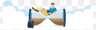 The Most Relaxing Way To Deal With A Flight Delay - Leisure Clipart