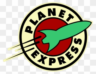 Clip Art Library Stock Nerd Clipart Parental Advisory - Planet Express Logo Futurama - Png Download
