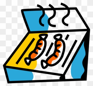 German Knackwurst Sausage On - Bratwurst Clipart