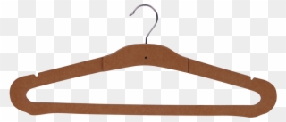 Regular Hanger With Metal Hook - Clothes Hanger Clipart
