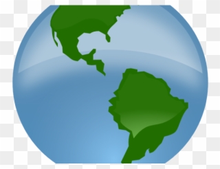 Animated Globe Clipart - America Del Norte America Del Sur Y America Central - Png Download