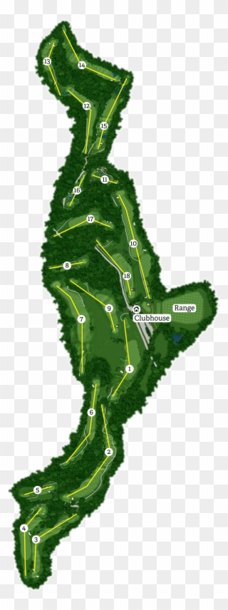 Course Map - Sugarbush Golf Course Clipart