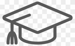 Know How - Graduation Cap Line Icon Clipart