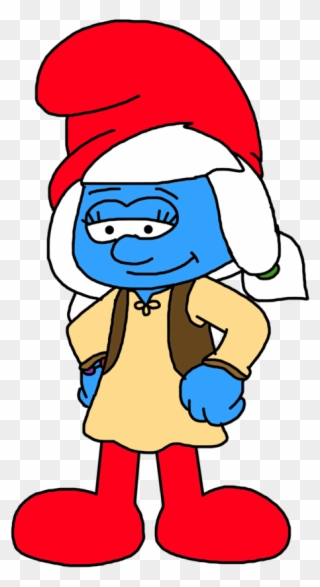Here's Smurfwillow, The Female Counterpart Of Papa - The Smurfs Clipart