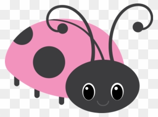 Joaninhas - Minus - Pink Ladybird Beetle Clipart