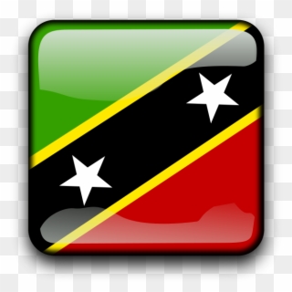 Free Kn - Flag Of Saint Kitts And Nevis Clipart