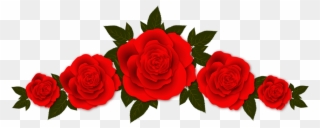 Roses Flowers Vignette &183 Free Image On Pixabay - Red Rose Bouquet Transparent Background Clipart