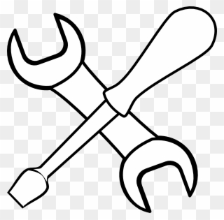 Construction Tools Clipart Black And White - Tool Clipart - Png Download
