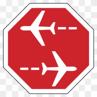 480×480像素 - Airplane Crossing Sign Clipart