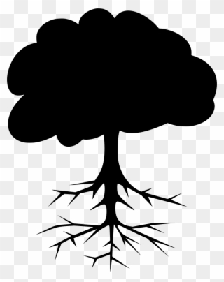 We Should Identify These Roots Of Our Life And Should - Tree Vector Png Black Clipart
