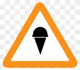 Brain Freeze This Contemporary Ice Cream Shop Is Known - Traffic Sign Clipart