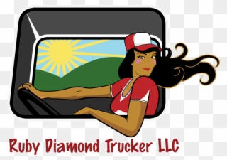 Ruby Diamond Trucker Llc Clipart