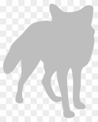 Fox Canine Animal - Red Fox Silhouette Clipart