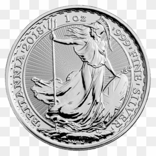 Britannia 2018 1 Oz Silver Coin - 2018 Britannia Silver Coin Clipart