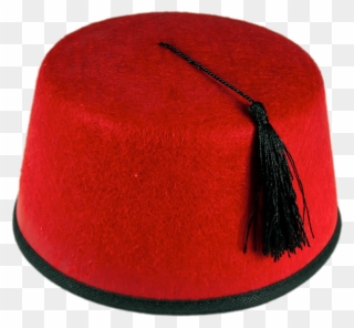 Fez With Black Tassel - Fez Hat Transparent Clipart