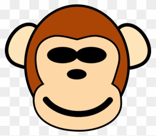Monkey Girl Face Cartoon Clipart