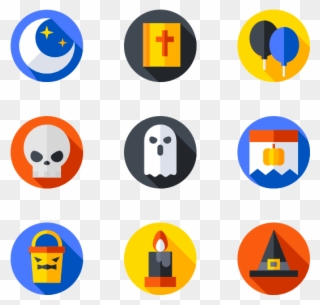 Halloween - Flat Icon Png Clipart