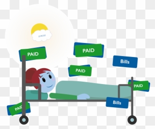 Costs Of Being In A Hospital Bed - Hospital Clipart