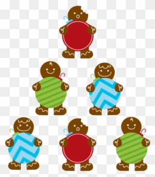 Gingerbread Men Wall Decal Weedecor - Wall Decal Clipart
