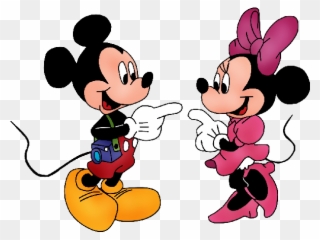 Visit - Mickey And Minnie Clear Background Clipart