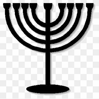 Judaismo- Estrella De David La Menorá - Hanukkah Icons Clipart